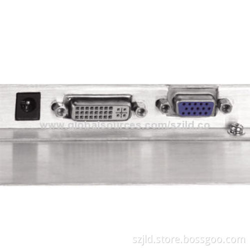 15-inch Frameless LCD Monitor with VGA and DVI Ports